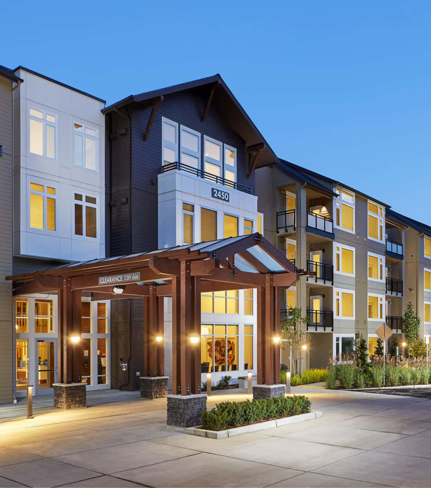Revel independent living building in Issaquah WA